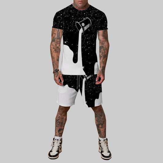 Sports fitness fashion t-shirt and running set from BACKUPMYFILESNOW.COM®, featuring breathable fabric and sporty design.