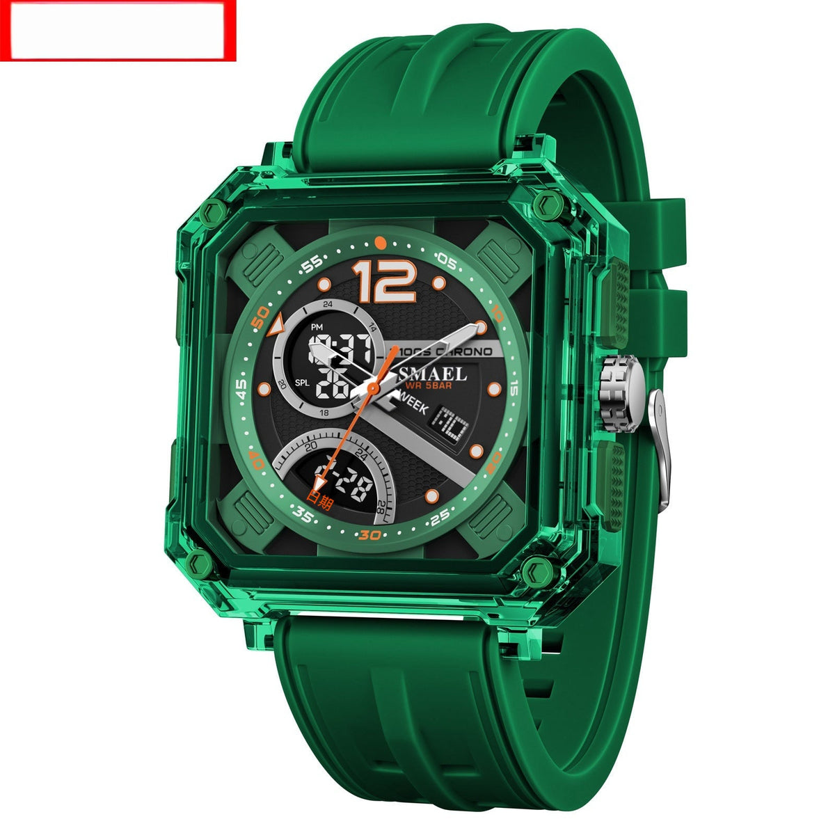 Fashionable Trendy Mens Electronic Watch With Precise Timekeeping And Functional Design