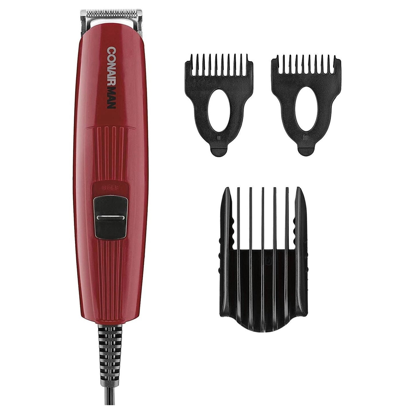 Conair GMT8RCS beard and mustache trimmer with adjustable blades and ergonomic handle, suitable for detailed grooming.
