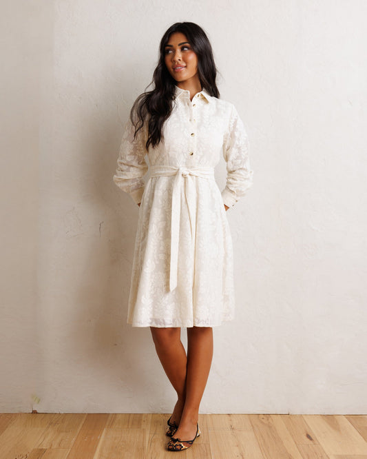 Downeast Vineyard Vibes Dress in floral print, sleeveless design with a flowy silhouette, perfect for summer wear.