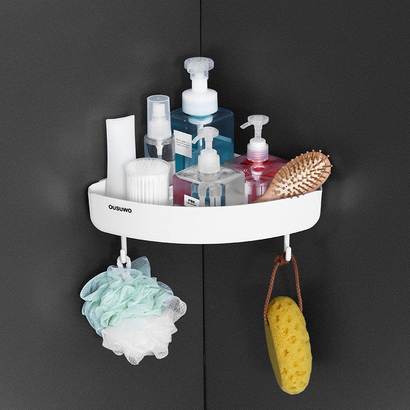 Bathroom toilet rack in a compact design for organizing items around the toilet area