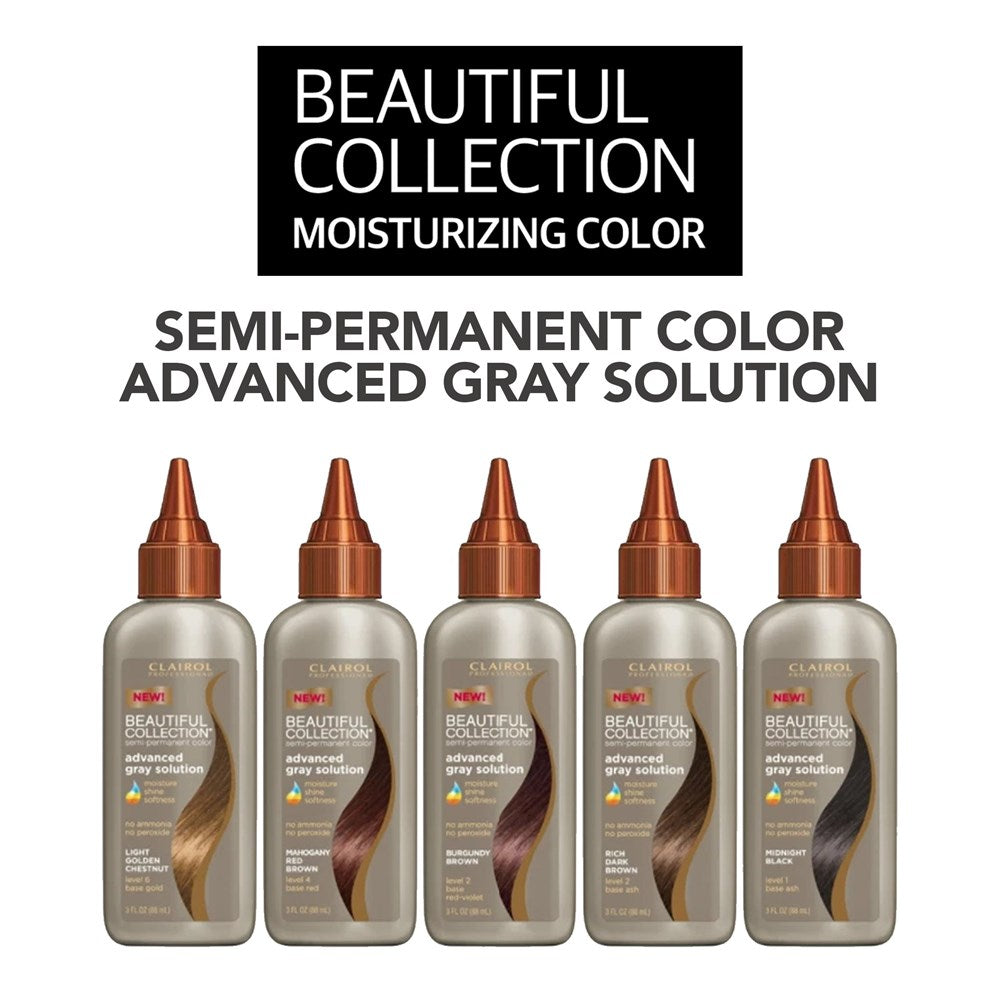 Clairol Beautiful Collection Moisturizing Color 1a midnight black