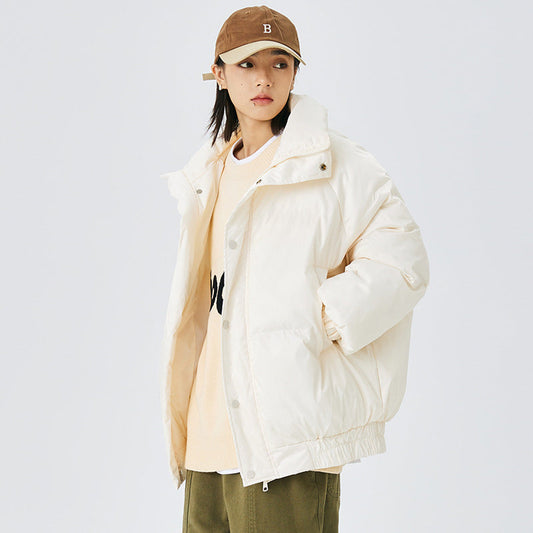 Men's winter fashion personality coat in a modern style, front view
