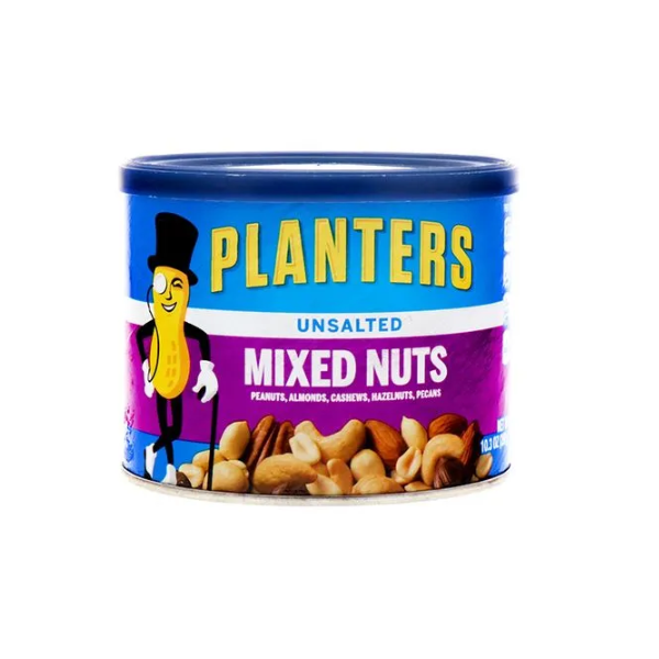 Planters Mixed Nuts, Unsalted 10.3 Oz