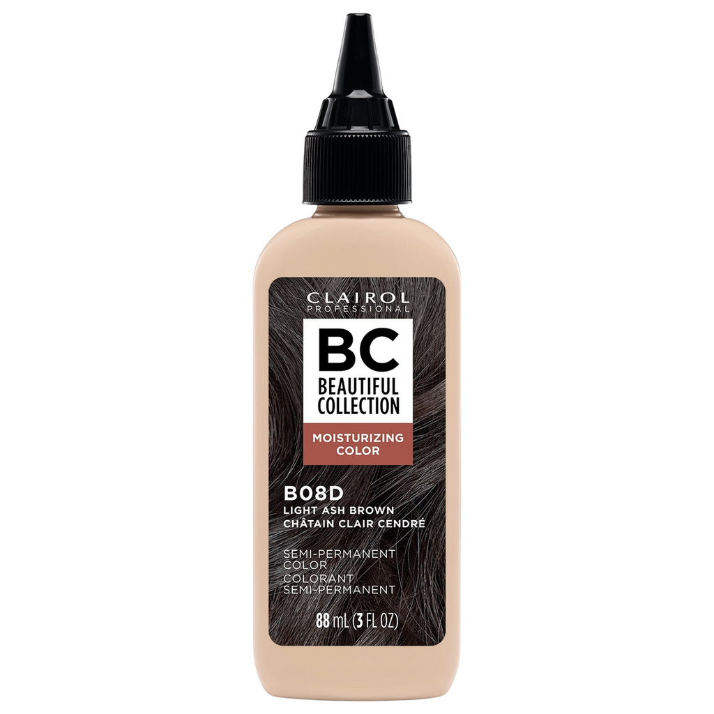 Clairol Professional Beautiful Collection B08D Light Ash Brown 3 Oz