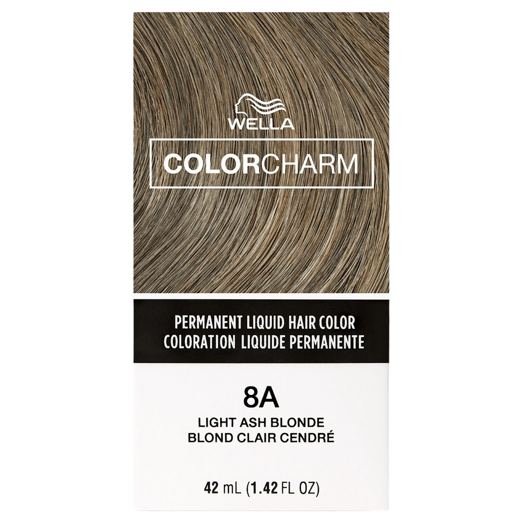 Wella Color Charm Permanent Liquid Haircolor 8A/740.5 Light Ash Blonde 1.4 Oz