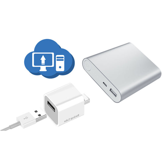 EZ SmartPhone Auto Backup Cube by BACKUPMYFILESNOW® for automatic photo and data backup from smartphones.
