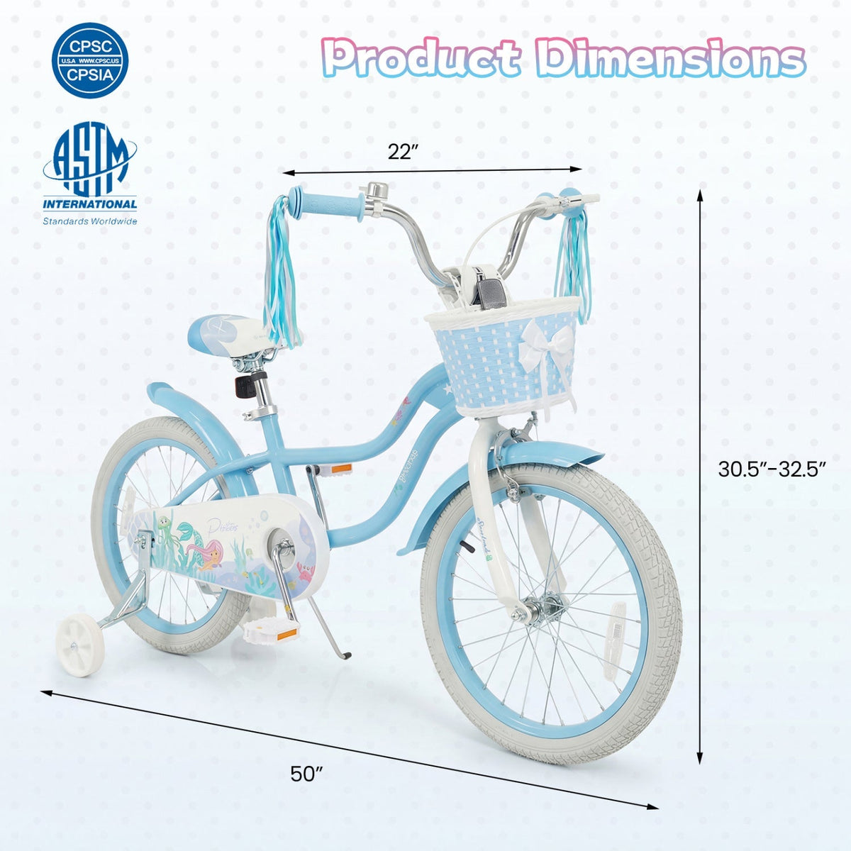 Kids bike with 12-20 inch wheels, training wheels, and front basket, designed for children, by GBruno Store.