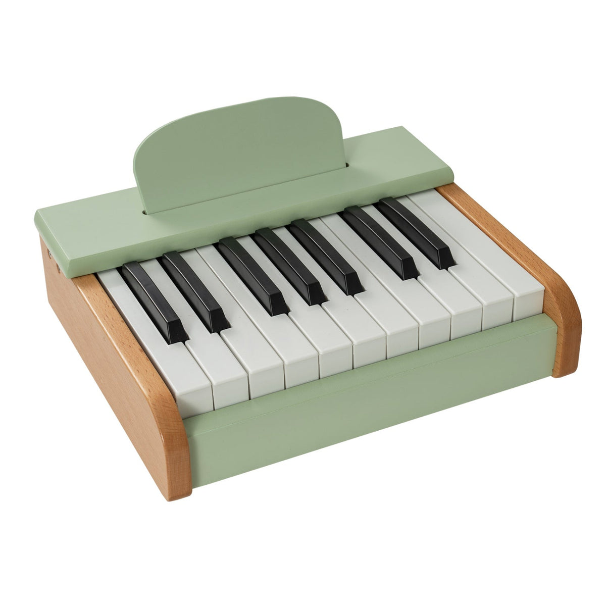 Wooden 18-key kids' piano with music stand, colorful musical toy by GBruno Store, perfect for young children to learn and play music.