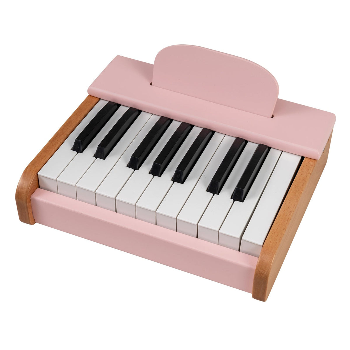 Wooden 18-key kids' piano with music stand, a musical toy from GBruno Store suitable for young children learning music.