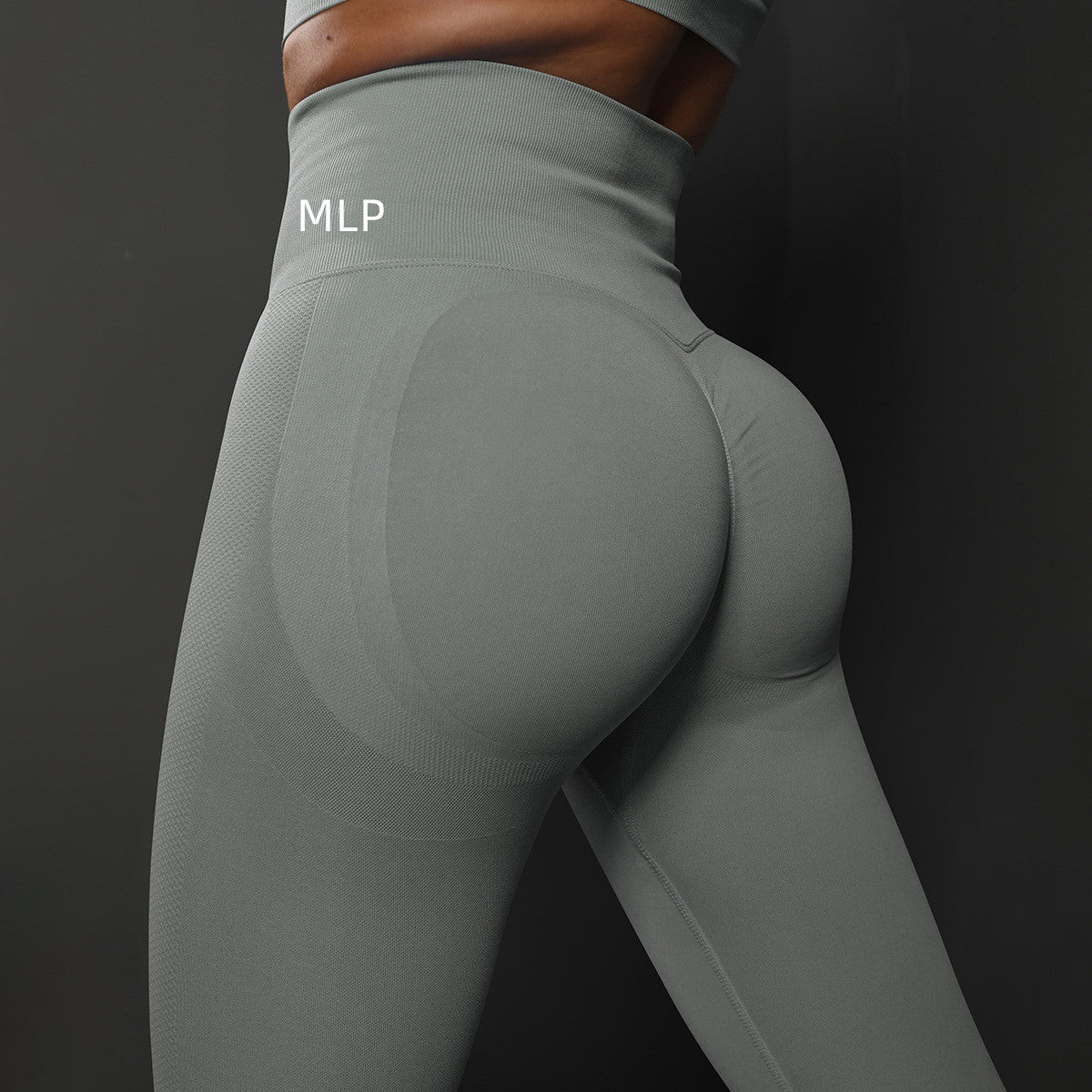 Black Master Contour leggings with sculpting seams and high-waisted fit