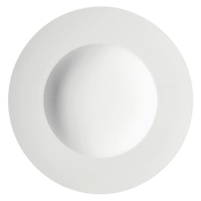 Degrenne Boreal round soup and pasta bowl with wide rim, 11 5/8 inches external diameter, 6 11/16 inches internal diameter