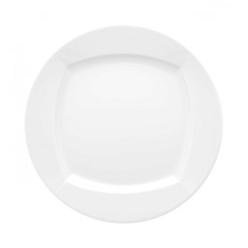Vista Alegre Virtual White round bread and butter plate, 15 cm, ceramic with smooth finish, ideal for serving bread and small snacks.