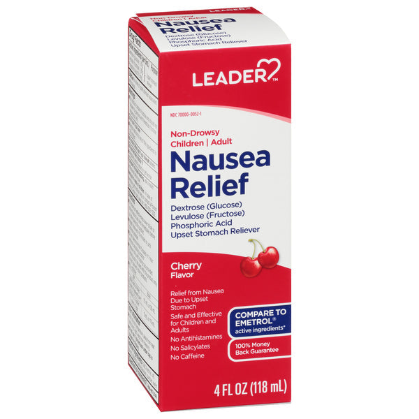 LEADER™ Nausea Relief Cherry Liquid, 4 oz