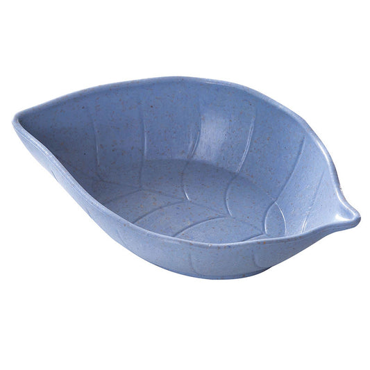 Japanese style small straw leaves snacks plate featuring a rustic design with straw leaf details, ideal for serving small snacks or appetizers.