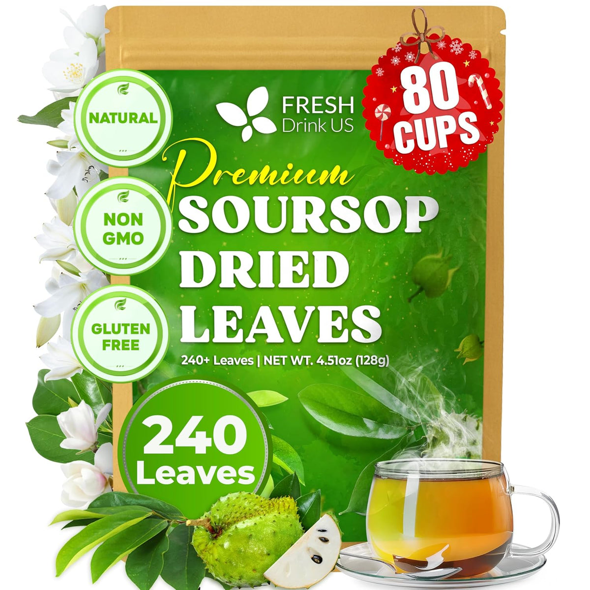 Premium Soursop Graviola Leaf Tea Bags