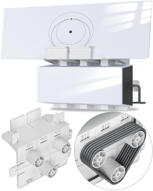 MUSVOH 3-in-1 Starlink Gen 3 router wall mount kit with cable caddy for Starlink V3 and standard mesh routers, by BACKUPMYFILESNOW.COM®.