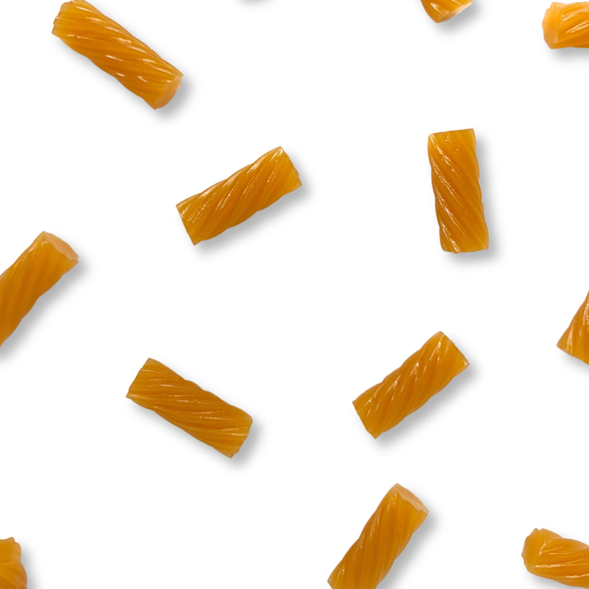 Bulk Darrell Lea Soft Licorice Mango Candy in a large bag, showcasing vibrant orange licorice pieces from Candy In Bulk.