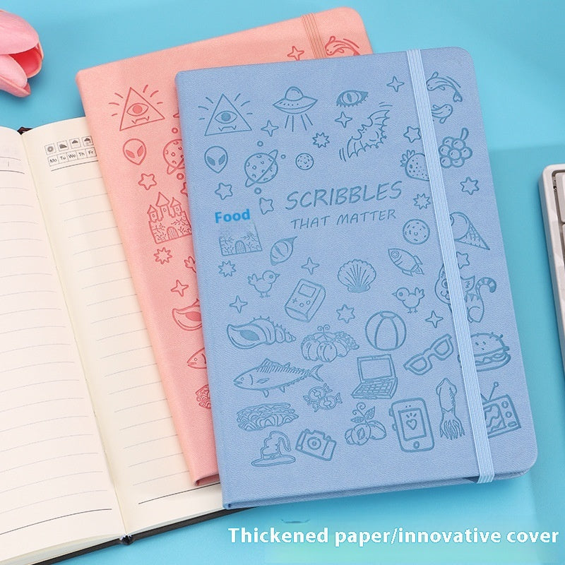 Cute Diary student notebook by My Store with a charming cover design and lined pages