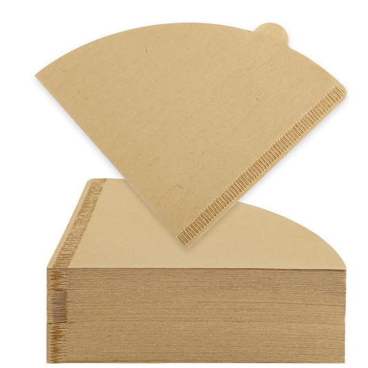 200 count size 02 cone coffee filters by BACKUPMYFILESNOW.COM®, natural unbleached paper filters for pour over and drip coffee brewing