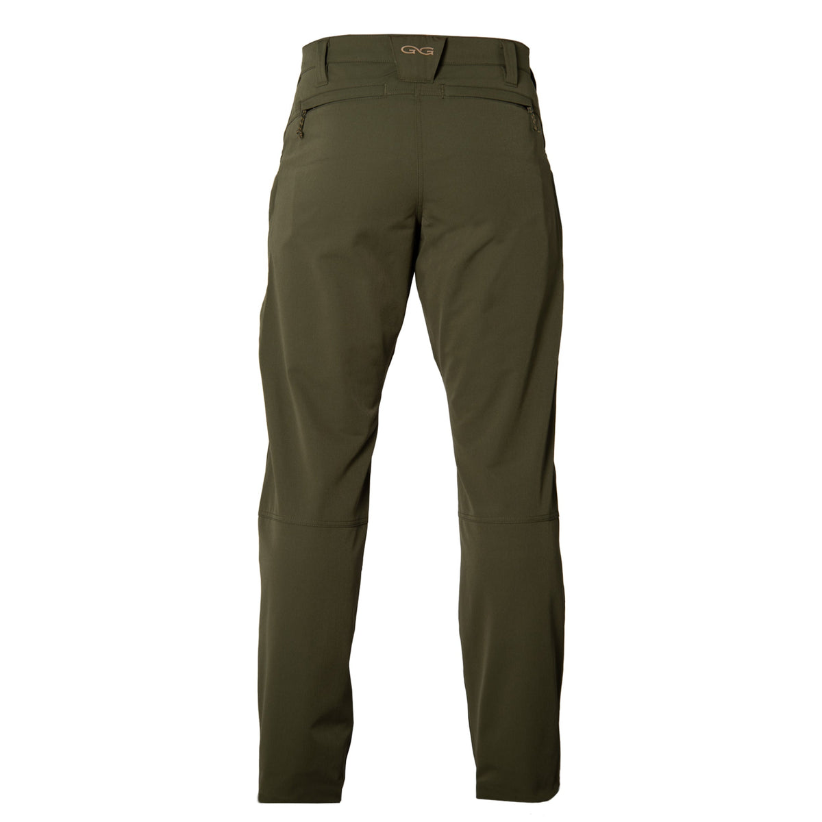 GameGuard Agave Guía Grande™ hunting pants shown with durable fabric and reinforced knees, designed for outdoor hunting activities.