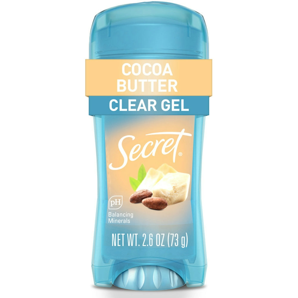 Secret Fresh Expressions Clear Gel Antiperspirant And Deodorant, Cocoa Butter Scent
