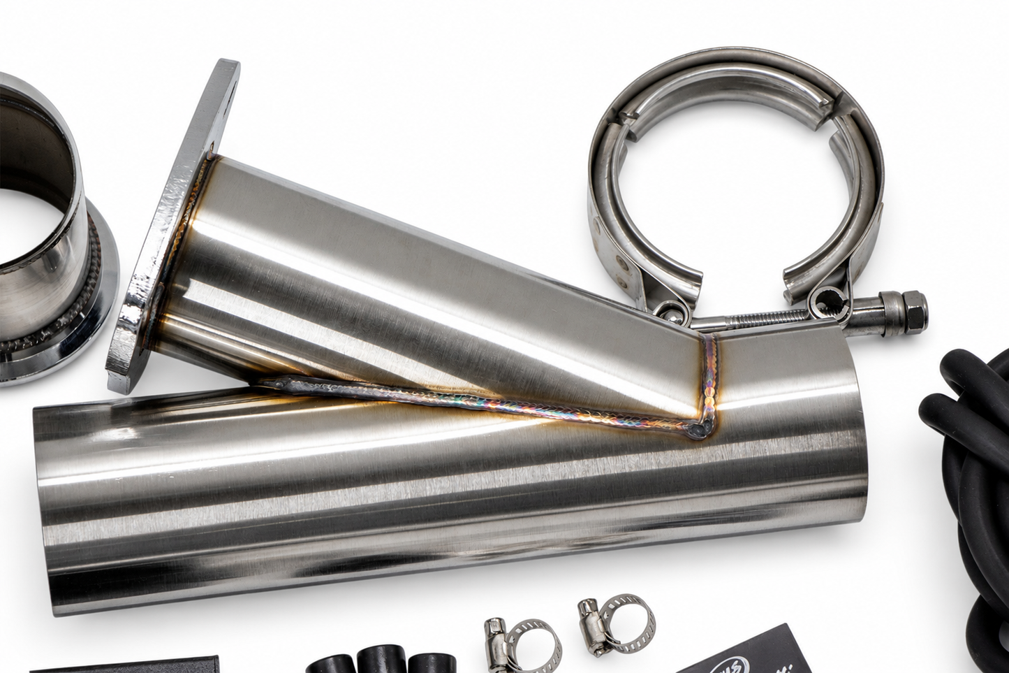 Granatelli Motor Sports Vacuum/ Pressure Controlled Electronic Exhaust Cutout Systems - Stainless Steel Weld-In 309630