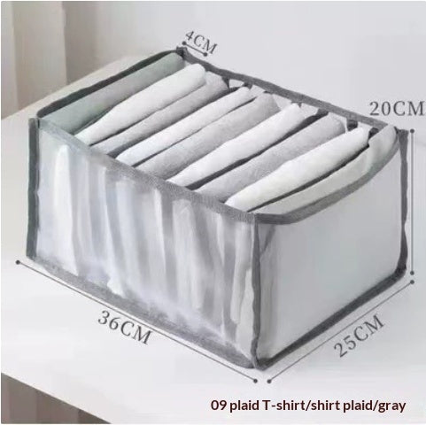 My Store underwear storage box made of non-woven fabric with compartmented interior