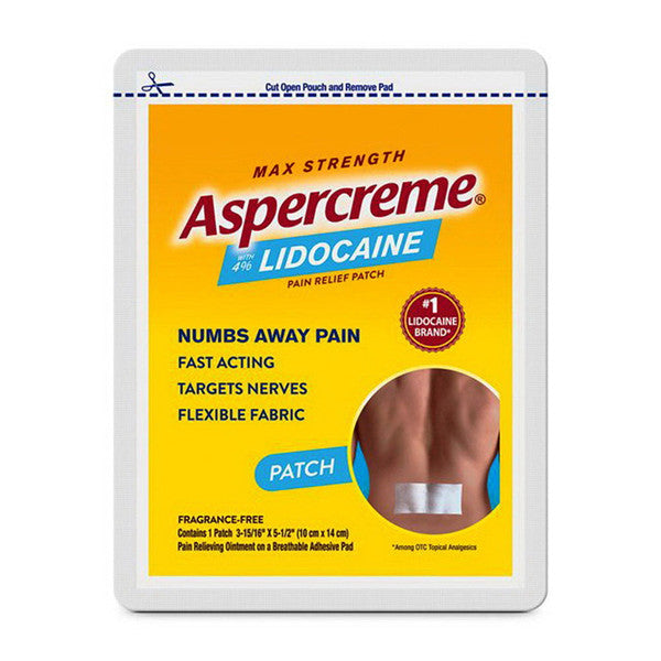 Aspercreme Lidocaine Patch, Max Strength