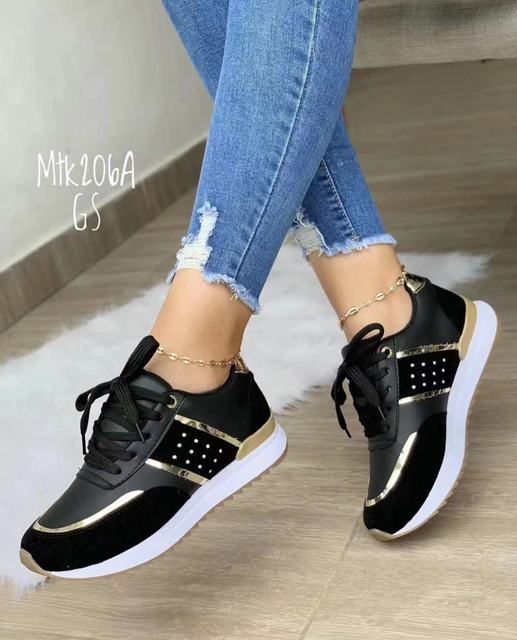 Women's outdoor running platform sneakers by BACKUPMYFILESNOW.COM® with casual sport design and white and gray color scheme.