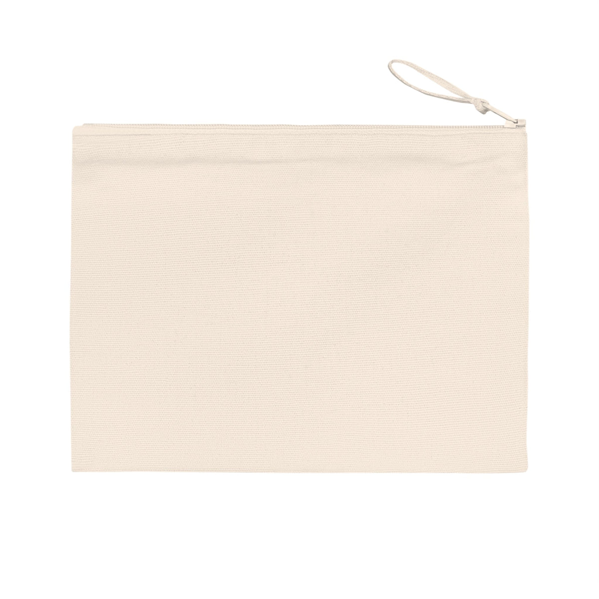 Eco-friendly pouch featuring original artwork 'Tranquil Mountain View 1' by Barbara Cleary, designed by Printify.