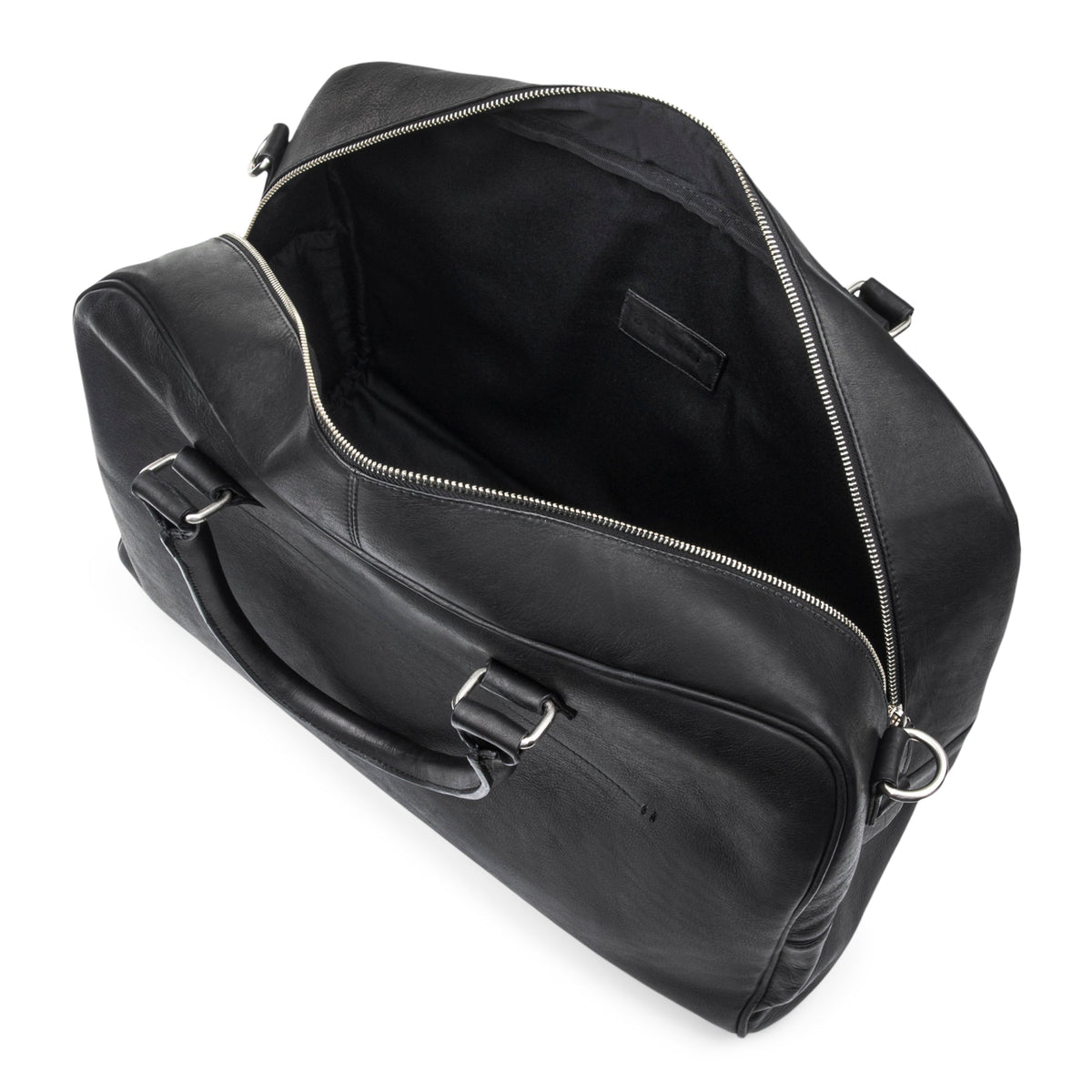 Bugatti Collections Colombia Duffle Bag in black with spacious interior and sturdy handles, ideal for travel and weekend trips.