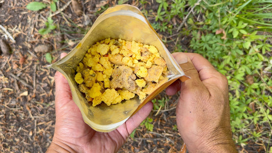 Dry Rise & Shine Breakfast Meal from FOUNDATION Outdoors, featuring packaged grains and ingredients in a clear container.