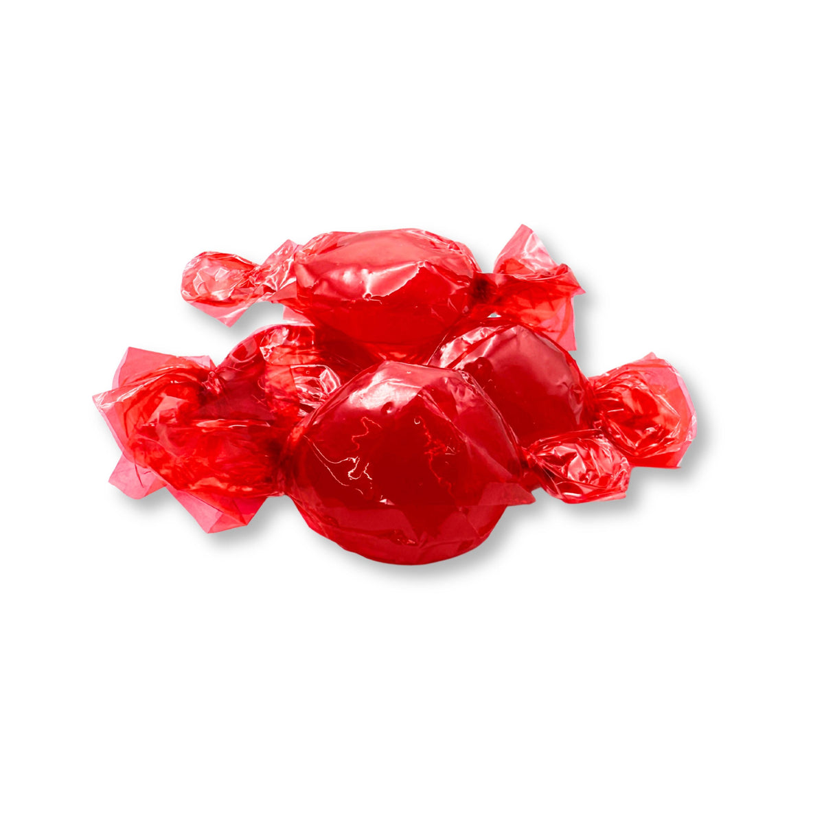 Arcor Cinnamon Hard Candy from Candy In Bulk in a bulk value bag, showing red and white cinnamon-flavored candies.