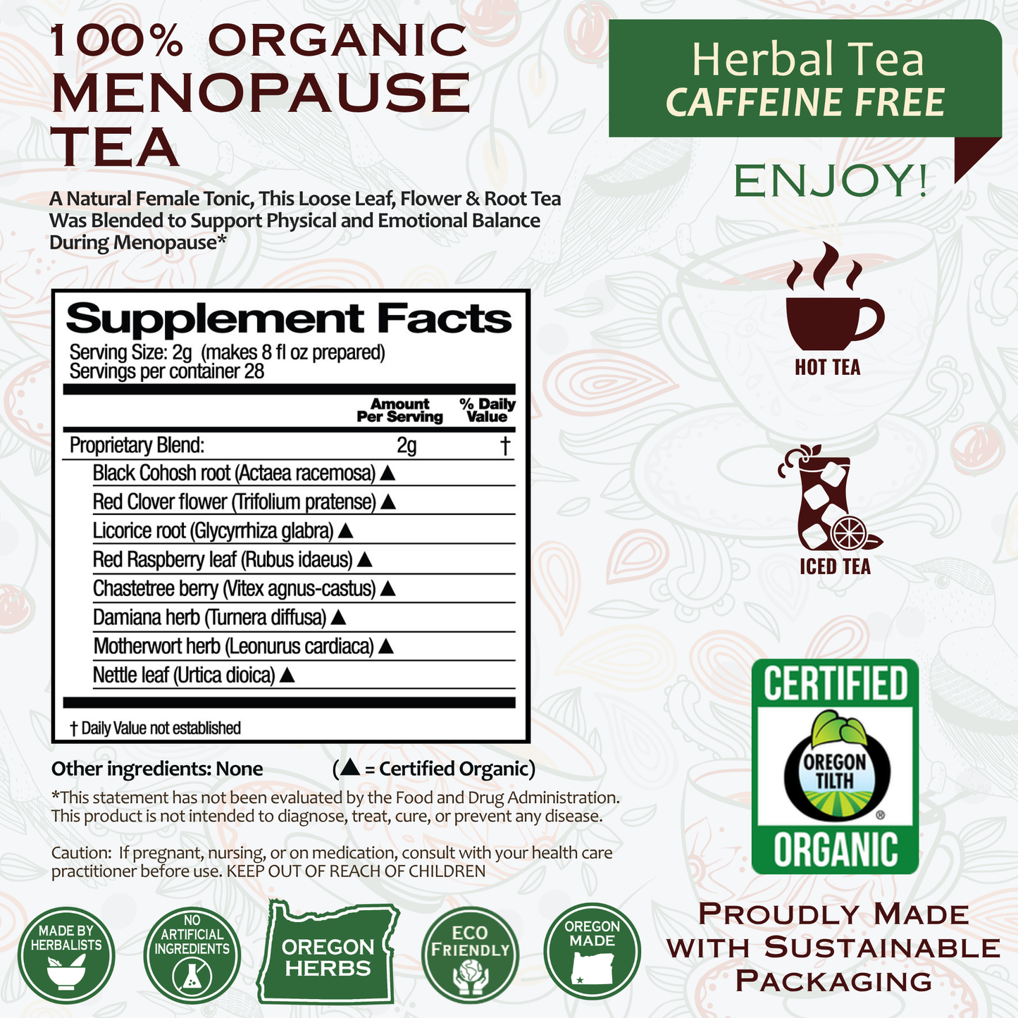 Eir Menopause Organic Herbal Tea