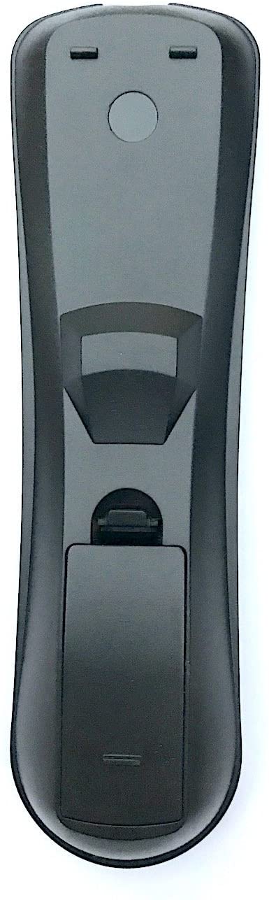 Naxa original replacement remote control for Naxa NT and NTD 12V TVs and TV/DVD combo players, black with buttons.