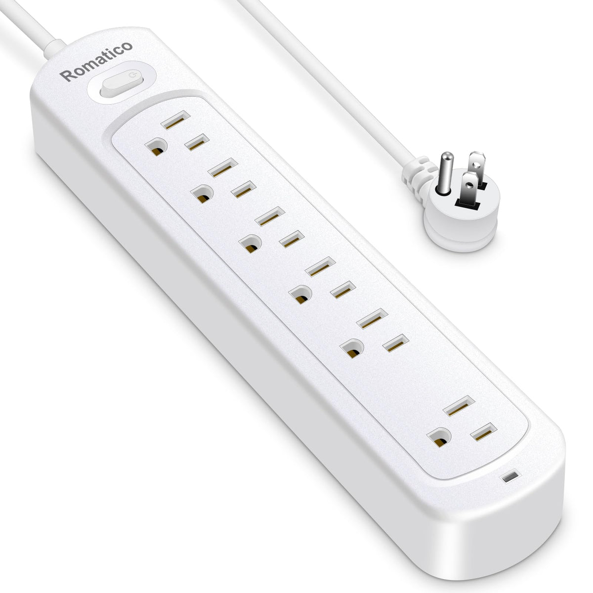 Surge Guard 6-Outlet Power Strip with 4ft Cord