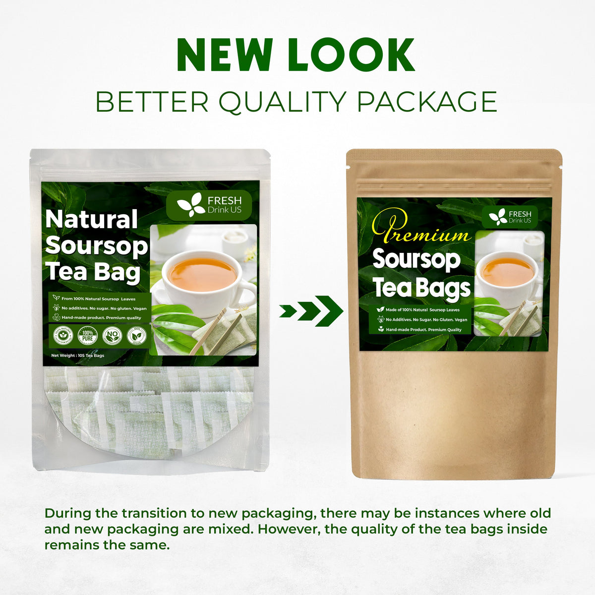 Premium Soursop Leaves Tea Bags