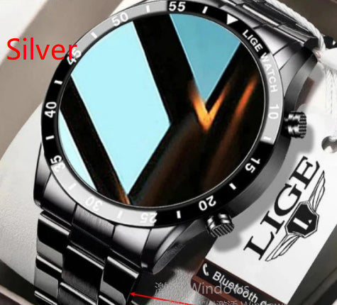 High-end GT8 Bluetooth calling smartwatch with sleek touchscreen display and wristband