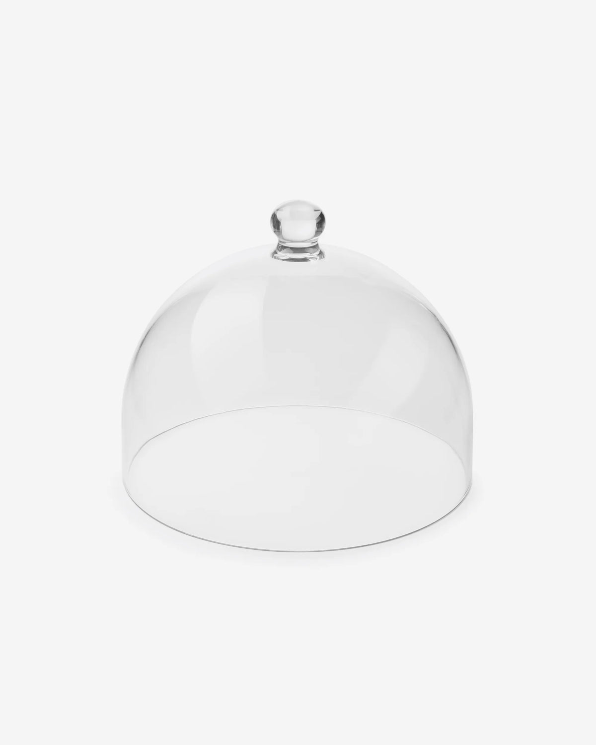 Revol INSPIRED BY REVOL cloche in 26cm polycarbonate, clear dome with black base, showcasing a stylish protective cover.