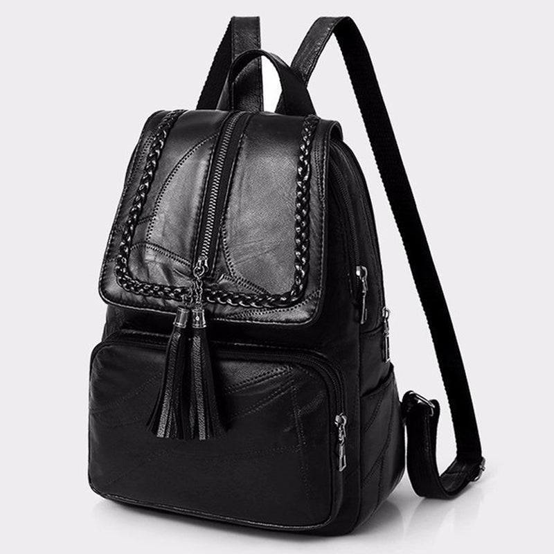 Designer Women's High-Quality Soft Leather Backpack