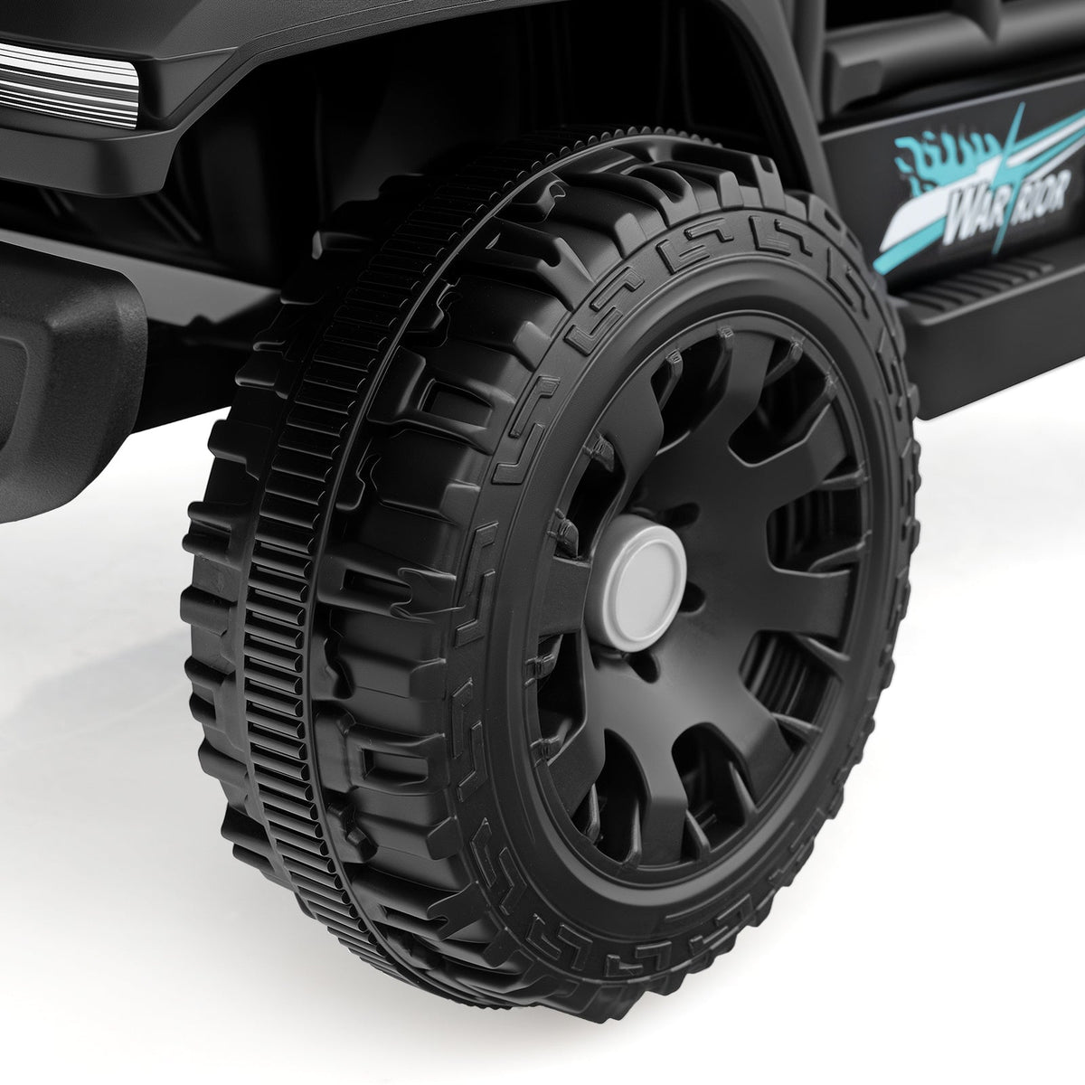 12V kids ride-on truck by GBruno Store featuring realistic design, electric battery-powered toy vehicle for children.