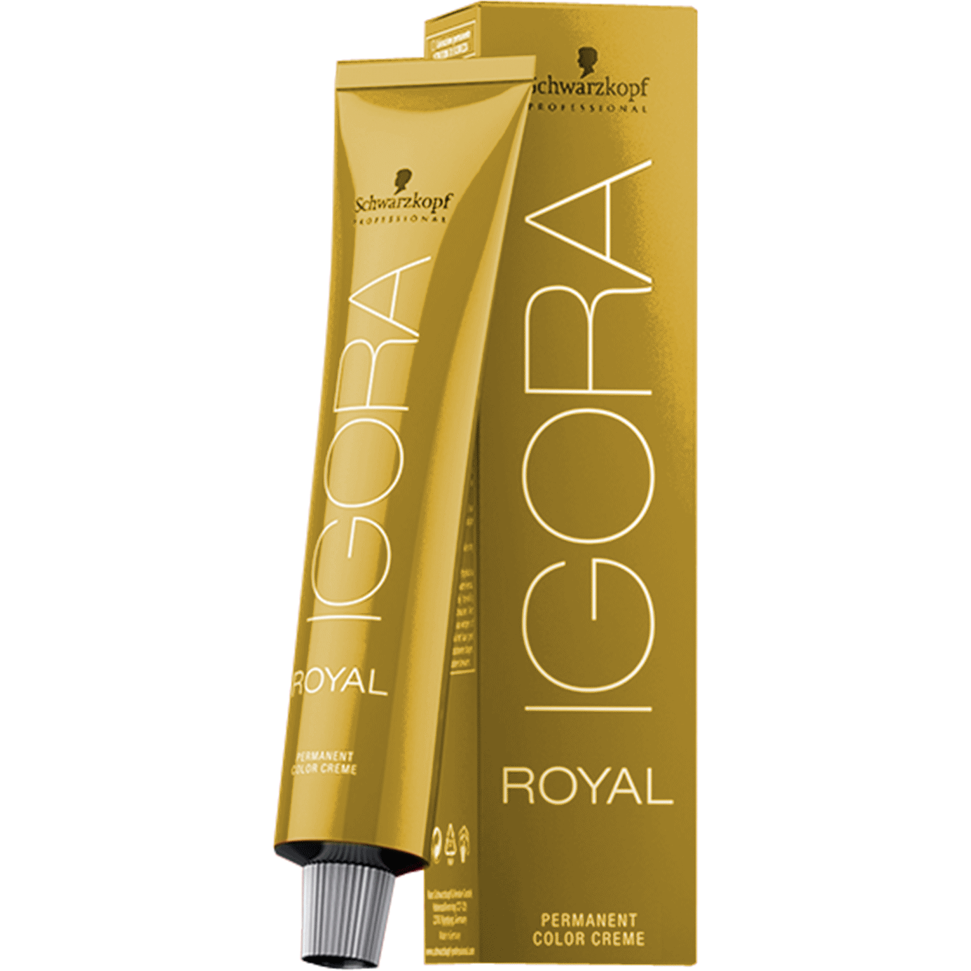 Schwarzkopf Igora Royal Absolutes hair color 7-60 tube showing vibrant hair dye for professional coloring.