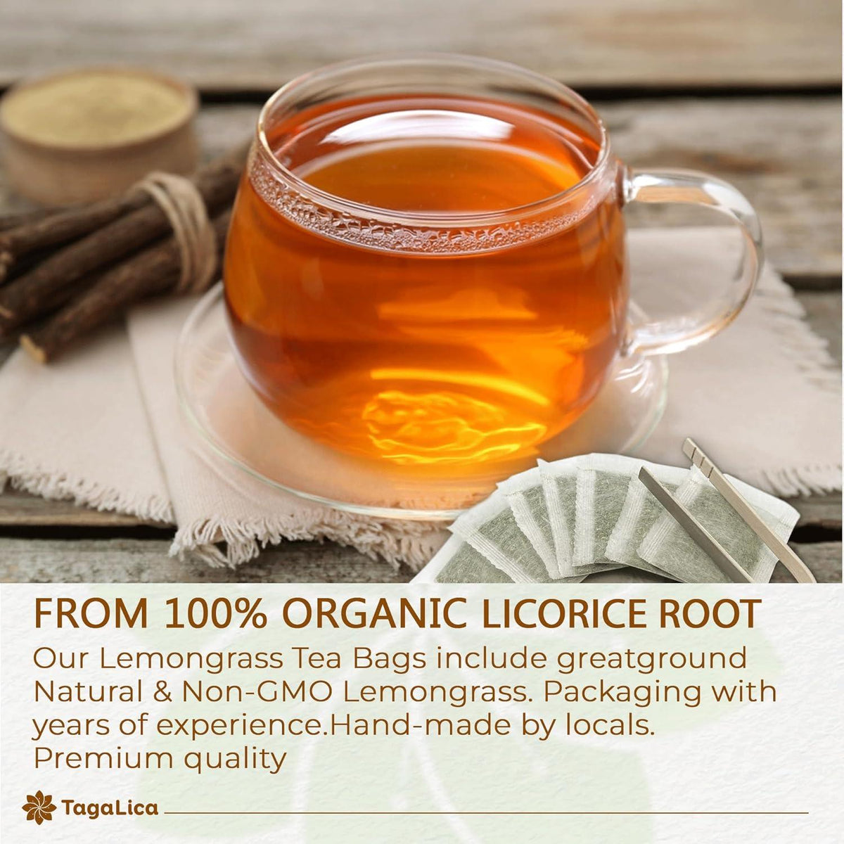 Premium Licorice Root Tea Bags