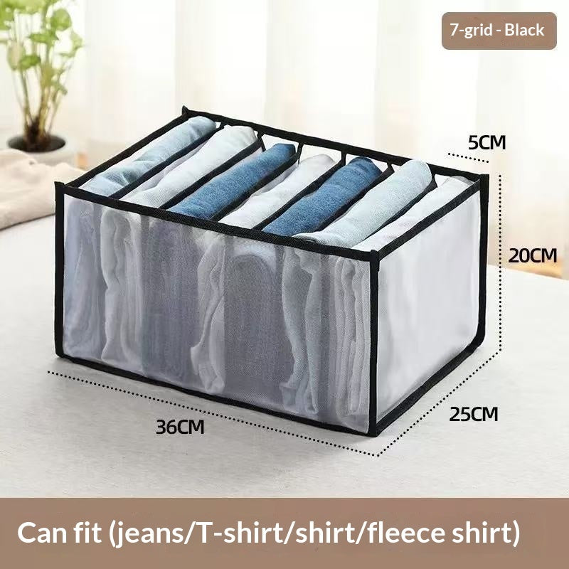 Underwear storage box made of non-woven fabric, featuring a compact organizer design