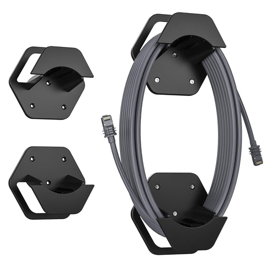 Starlink Ethernet cable caddy and mounting kit with ABS cable management accessories for Starlink Gen3 V3 extension cables.