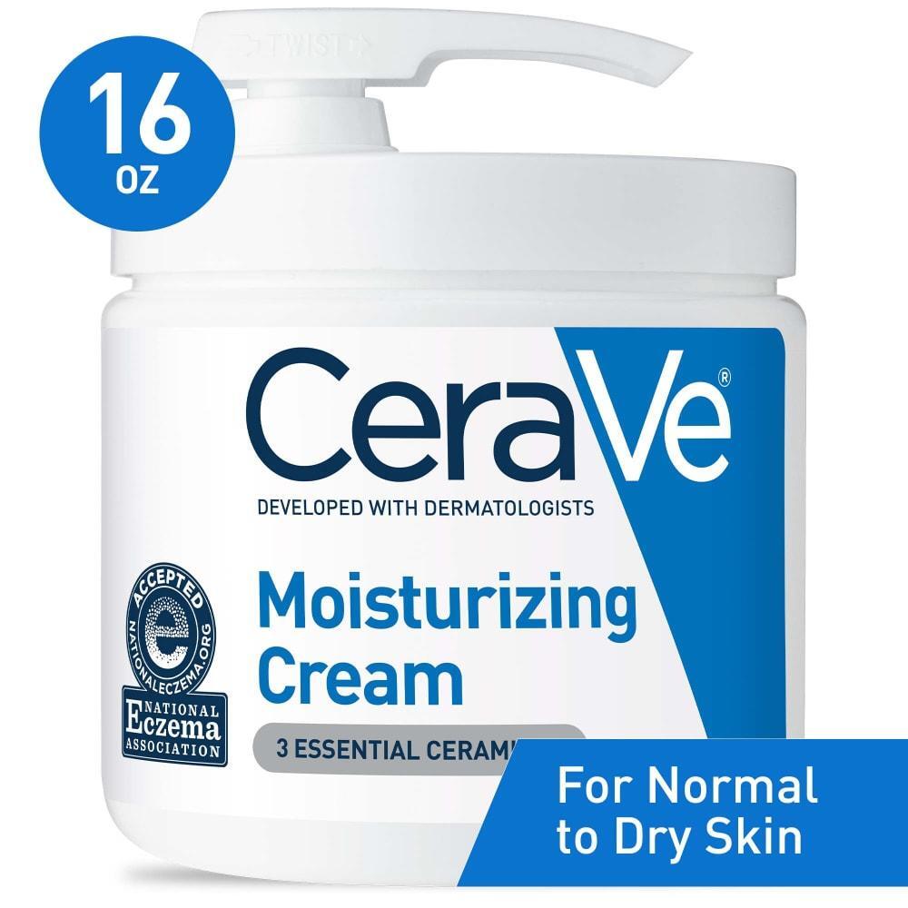 CeraVe Moisturising Cream With Pump For Normal To Dry Skin - 453g