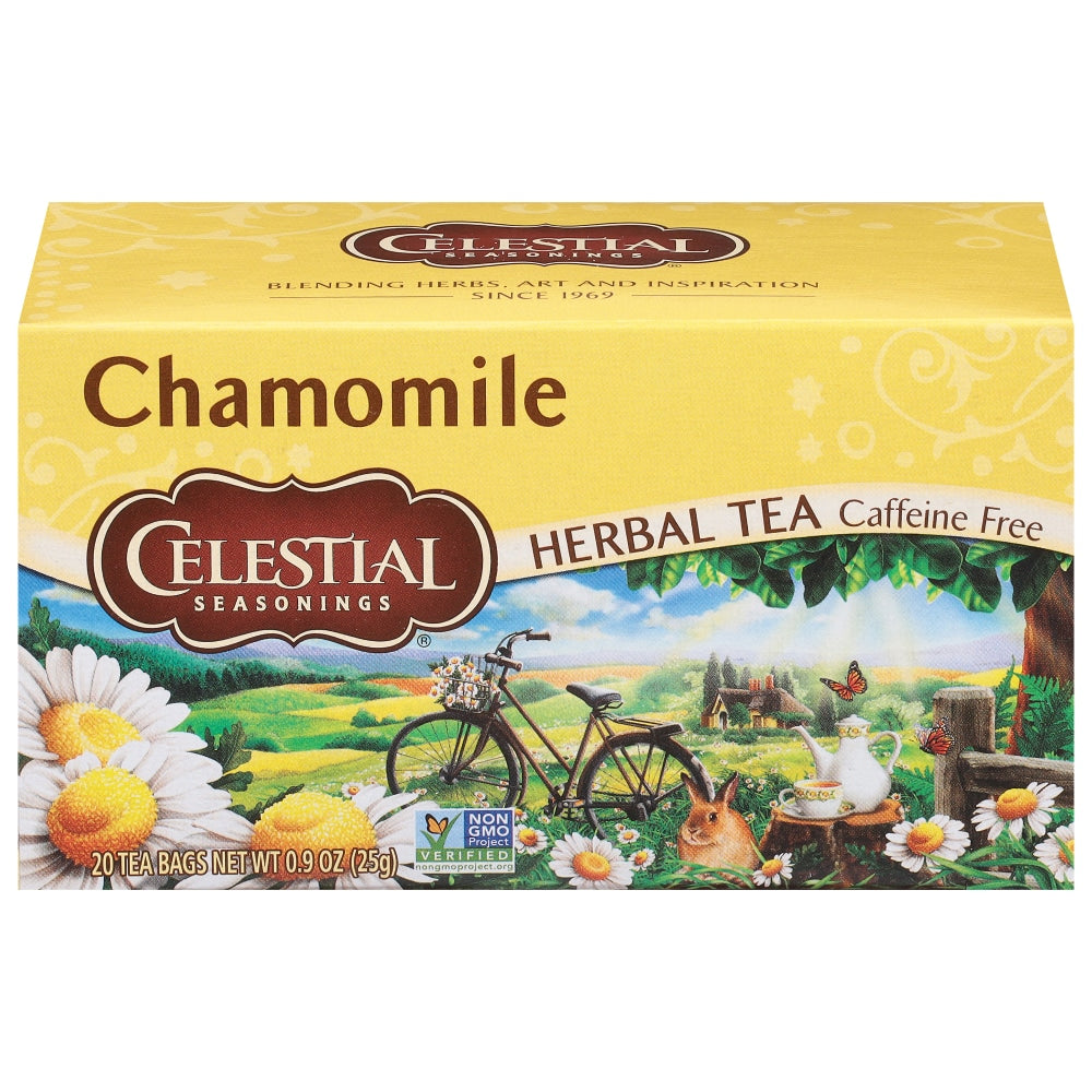 Celestial Seasonings Caffeine Free Chamomile Herbal Tea 20 Bags