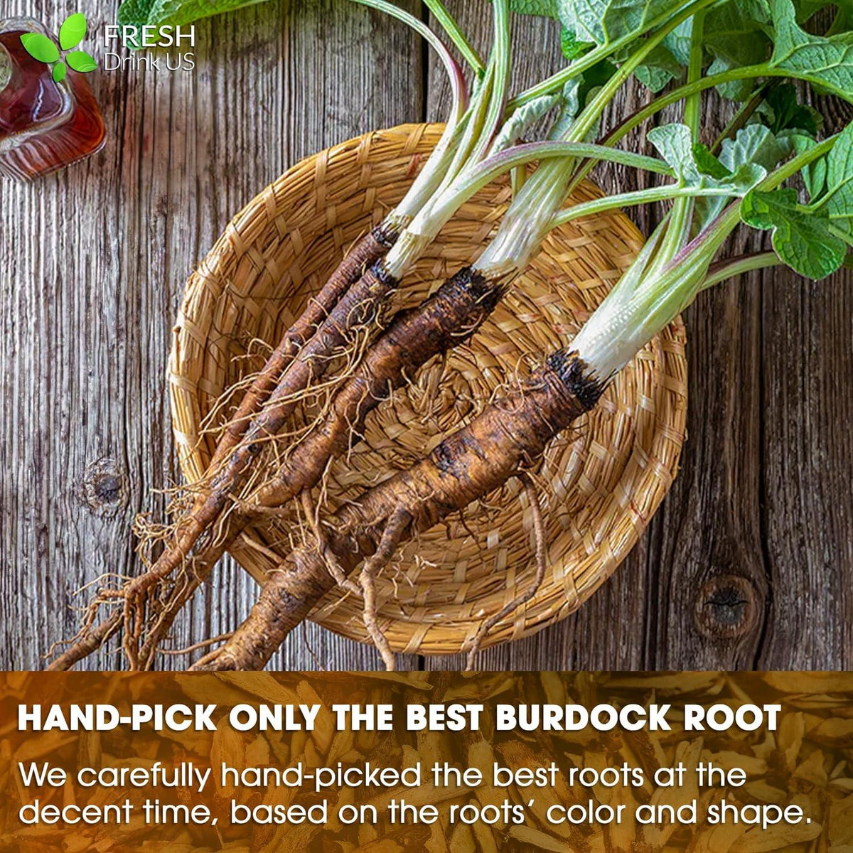 Burdock Root Powder, Burdock Root Extract, 100% Natural & Pure from Burdock Root, Burdock Root Herbal Tea, No Additives, No Caffeine, Vegan