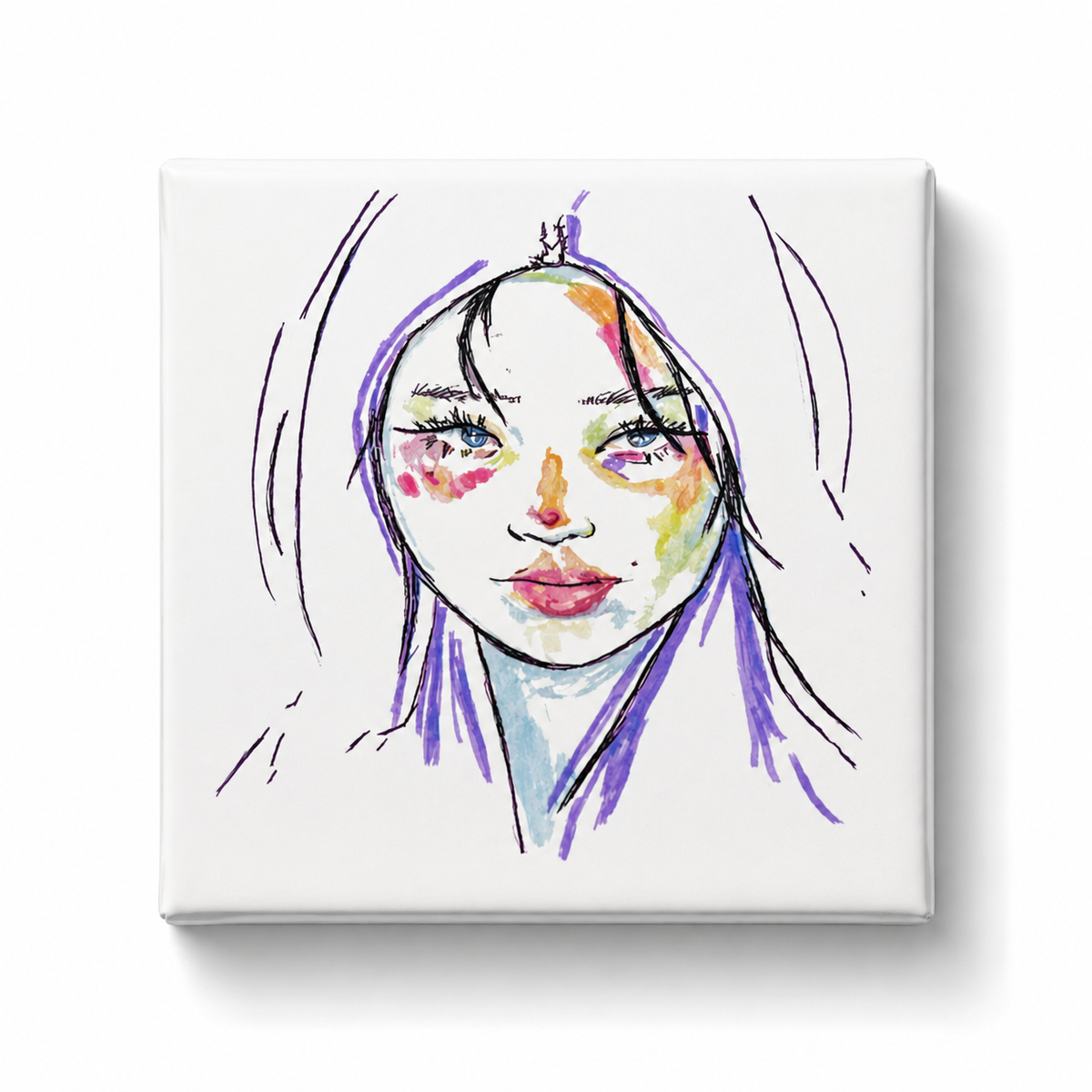 Connected Boutique Galactic Shift duochrome eyeshadow with color-shifting pressed pigment in vibrant, iridescent shades.